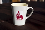 Artisan Glazed Bisque Ceramic Mug