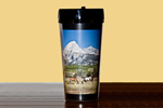 Travel Mug - Horses on the Range